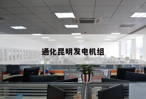 通化昆明發電機組