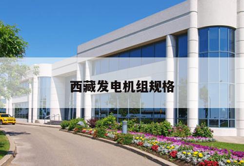 西藏發電機組規格